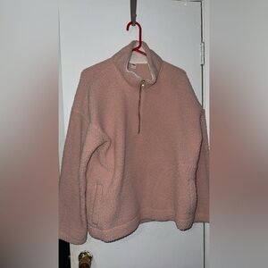 Old Navy Pink Sherpa Pullover